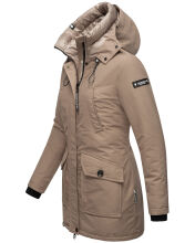 Navahoo Blizzardstorm Damen Jacke B923 Taupe Grau Größe XS - Gr. 34