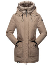 Navahoo Blizzardstorm Damen Jacke B923 Taupe Grau Größe XS - Gr. 34