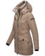 Navahoo Blizzardstorm Damen Jacke B923 Taupe Grau Größe XS - Gr. 34