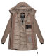Navahoo Blizzardstorm Damen Jacke B923 Taupe Grau Größe XS - Gr. 34