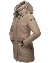 Navahoo Blizzardstorm Damen Jacke B923 Taupe Grau Gr&ouml;&szlig;e L - Gr. 40