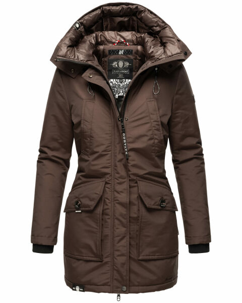 Navahoo Blizzardstorm Damen Jacke B923 Dark Choco Größe S - Gr. 36