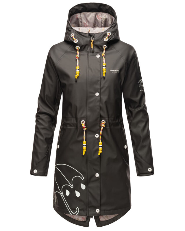 Marikoo Dancing Umbrella Damen Jacke B924 Schwarz Gr&ouml;&szlig;e M - Gr. 38
