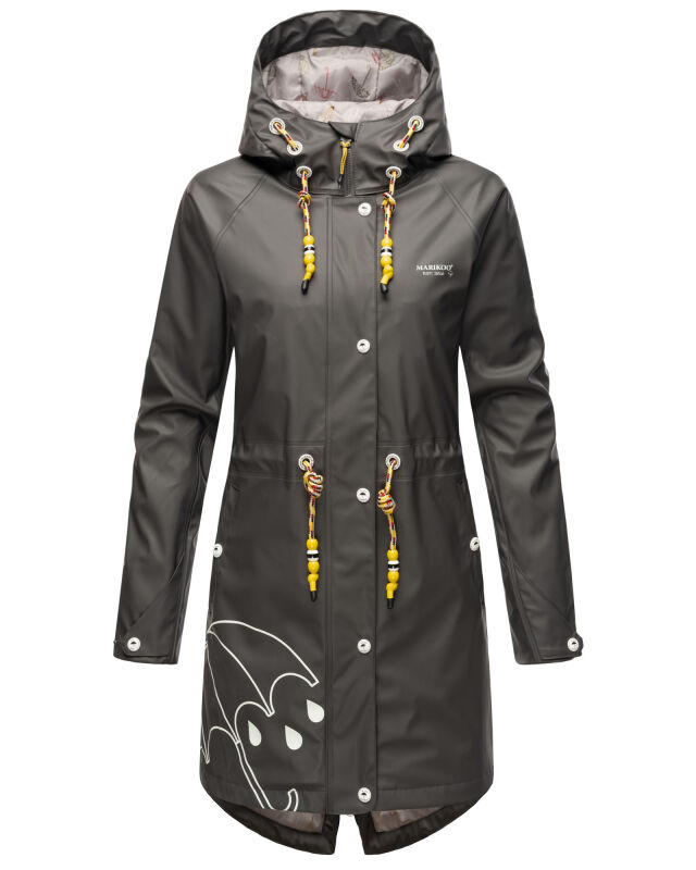 Marikoo Dancing Umbrella Damen Jacke B924 Anthrazit Gr&ouml;&szlig;e XXL - Gr. 44