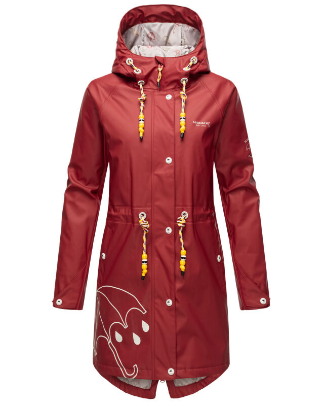 Marikoo Dancing Umbrella Damen Jacke Blood Red