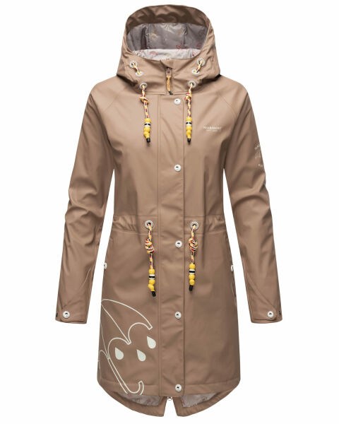Marikoo Dancing Umbrella Damen Jacke B924 Taupe Größe XS - Gr. 34