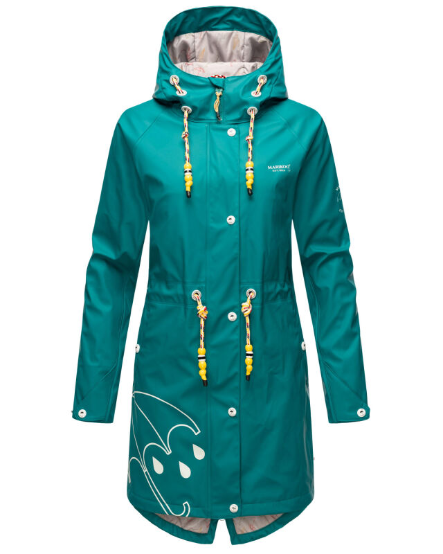 Marikoo Dancing Umbrella Damen Jacke Dunkelgrün