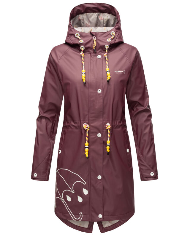 Marikoo Dancing Umbrella Damen Jacke B924 Weinrot Gr&ouml;&szlig;e XS - Gr. 34