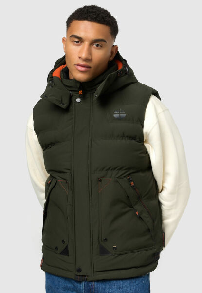 Stone Harbour Egoor Herren Weste B737 Olive Größe S - Gr. S