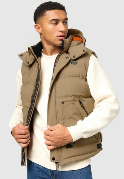 Stone Harbour Egoor Herren Weste B737 Hellbraun Größe XXL - Gr. 2XL