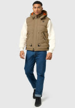 Stone Harbour Egoor Herren Weste B737 Hellbraun Größe XXL - Gr. 2XL