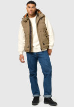 Stone Harbour Egoor Herren Weste B737 Hellbraun Größe XXL - Gr. 2XL