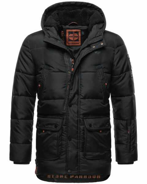 Stone Harbour Mironoo Herren Winterjacke B739 Schwarz Größe L - Gr. L