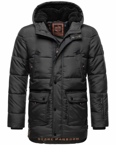 Stone Harbour Mironoo Herren Winterjacke B739 Anthrazit Größe S - Gr. S