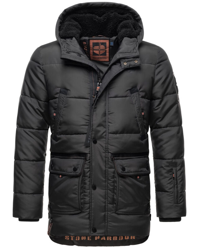 Stone Harbour Mironoo Herren Winterjacke B739 Anthrazit Größe M - Gr. M