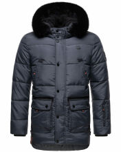 Stone Harbour Mironoo Herren Winterjacke B739 Stein Blau Größe M - Gr. M