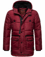 Stone Harbour Mironoo Herren Winterjacke B739 Granit Rot Größe S - Gr. S
