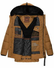 Stone Harbour Mironoo Herren Winterjacke B739 Tobacoo Größe S - Gr. S