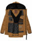 Stone Harbour Mironoo Herren Winterjacke B739 Tobacoo Größe S - Gr. S