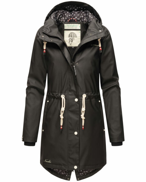 Navahoo Flower of Ocean Damen Jacke B925 Schwarz Größe M - Gr. 38