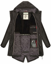 Navahoo Flower of Ocean Damen Jacke B925 Schwarz Größe M - Gr. 38