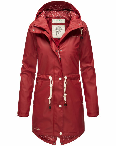Navahoo Flower of Ocean Damen Jacke B925 Blood Red Größe XS - Gr. 34