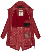 Navahoo Flower of Ocean Damen Jacke B925 Blood Red Größe L - Gr. 40