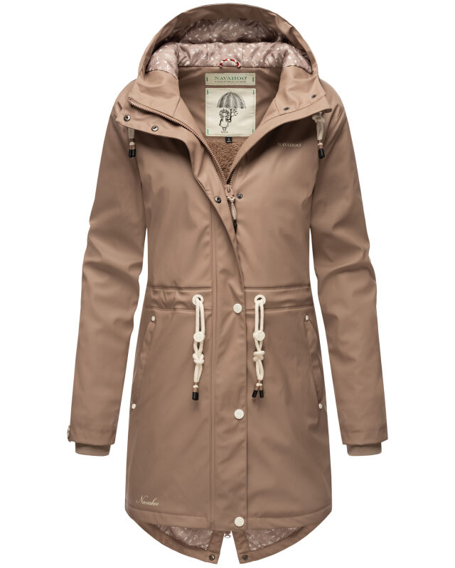 Navahoo Flower of Ocean Damen Regenjacke Taupe