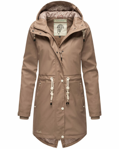 Navahoo Flower of Ocean Damen Jacke B925 Taupe Größe M - Gr. 38