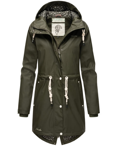 Navahoo Flower of Ocean Damen Jacke B925 Dark Olive Größe XS - Gr. 34