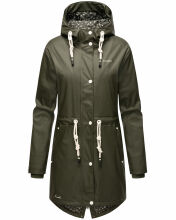 Navahoo Flower of Ocean Damen Jacke B925 Dark Olive Größe XS - Gr. 34