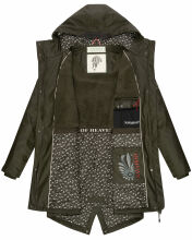 Navahoo Flower of Ocean Damen Jacke B925 Dark Olive Größe XS - Gr. 34