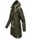 Navahoo Flower of Ocean Damen Jacke B925 Dark Olive Größe XS - Gr. 34