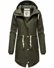 Navahoo Flower of Ocean Damen Jacke B925 Dark Olive Gr&ouml;&szlig;e L - Gr. 40