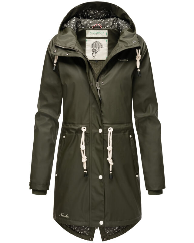 Navahoo Flower of Ocean Damen Jacke B925 Dark Olive Gr&ouml;&szlig;e XXL - Gr. 44