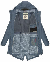 Navahoo Flower of Ocean Damen Jacke B925 Dusty Blue Größe S - Gr. 36