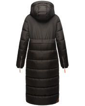 Navahoo Kristallblume Damen Winterjacke lang B926 Schwarz Größe S - Gr. 36