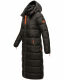 Navahoo Kristallblume Damen Winterjacke lang B926 Schwarz Größe S - Gr. 36