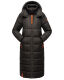 Navahoo Kristallblume Damen Winterjacke lang B926 Schwarz Größe L - Gr. 40