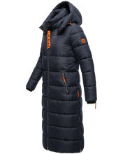 Navahoo Kristallblume Damen Winterjacke lang B926 Navy Größe XS - Gr. 34