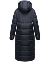 Navahoo Kristallblume Damen Winterjacke lang B926 Navy Größe XS - Gr. 34