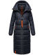 Navahoo Kristallblume Damen Winterjacke lang B926 Navy Größe XS - Gr. 34