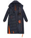 Navahoo Kristallblume Damen Winterjacke lang B926 Navy Größe XS - Gr. 34