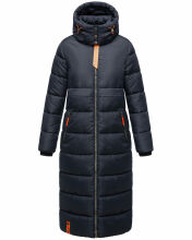 Navahoo Kristallblume Damen Winterjacke lang B926 Navy Größe L - Gr. 40