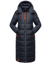 Navahoo Kristallblume Damen Winterjacke lang B926 Navy Größe XXL - Gr. 44