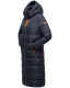Navahoo Kristallblume Damen Winterjacke lang B926 Navy Größe XXL - Gr. 44