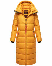 Navahoo Kristallblume Damen Winterjacke lang B926 Gelb...