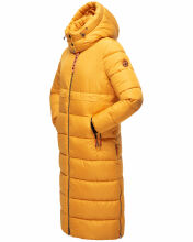 Navahoo Kristallblume Damen Winterjacke lang B926 Gelb Größe M - Gr. 38