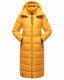 Navahoo Kristallblume Damen Winterjacke lang B926 Gelb Größe M - Gr. 38