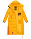 Navahoo Kristallblume Damen Winterjacke lang B926 Gelb Größe M - Gr. 38